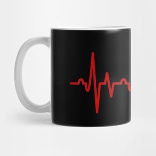 Gamer Heartbeat Video Game Players Mug